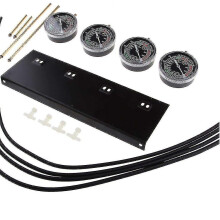 4Pcs Motorcycle Carburetor Carb Synchronizer Vacuum Tool Balancer Gauge 2 Cylinder Gauge Durable For Use