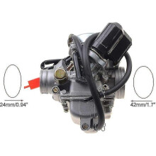 2024 Pd24j Carburetor With 42mm Air Filter Intake Manifold Replacement For 4 Stroke Gy6 125cc 150cc Taotao Go Kart Scooter 152qmi 157qmj Engine