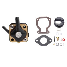 1 Pcs Fuel Pump For Johnson Evinrude 6-15hp Motor & 1 Set Carburetor Repair Kit With Float 4-15 Ps