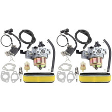 2X 16100-ZE6-W01 Carburetor Kit for HR194 HR195 HR214 HRA214 HR215 HR216 HRA216 HRC216 GXV120 GXV14