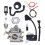 Replacement Carburetor Kit with Spark Plug, Air Fuel Filter Accessory Set - C1QS57A C1QS57B 1