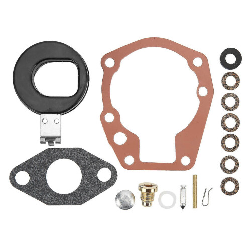 Carburetor Repair Kit for Johnson Evinrude 2-4 HP - 16pcs Set with Float Replacement