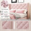 HOMAIRE Pink Velvet Single Upholstered Bed 3ft 6