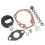 Carburetor Repair Kit for Johnson Evinrude 2-4 HP - 16pcs Set with Float Replacement 3
