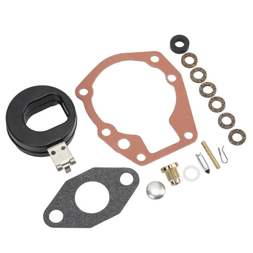 Carburetor Repair Kit for Johnson Evinrude 2-4 HP - 16pcs Set with Float Replacement 2