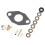 Carburetor Repair Kit for Johnson Evinrude 2-4 HP - 16pcs Set with Float Replacement 5