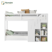 HOMAIRE Children's White Pine Bunk Bed 90x190cm