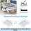 HOMAIRE Children's Double Bed with Storage White 6