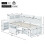 HOMAIRE Children's Single Bed 90x190cm White 2