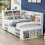 HOMAIRE Children's Single Bed 90x190cm White 5