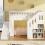 HOMAIRE Kids Bunk Bed 90x190cm White Pine 5