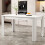 HOMAIRE 4 Seater White MDF Dining Table 4