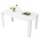 HOMAIRE 4 Seater White MDF Dining Table 5