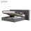 HOMAIRE Velvet Super King Ottoman Bed Grey 1
