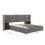 HOMAIRE Velvet King Size Ottoman Bed Grey 2