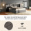 HOMAIRE Velvet King Size Ottoman Bed Grey 6