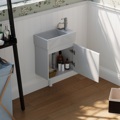 Living And Home Bathroom Vanity with Integrated Basin