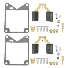2 Pcs Carburetor Repair Kit with Float Motorbike Carb Rebuild Set for Virago XV920 1981?1983