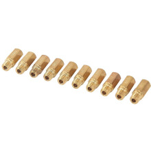 10 Pcs Carburetor Main Jets Metal 5mmx0.8 Thread Main Nozzle Replacement for Keihin PWK PE OKO KOSO