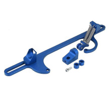 Billet Aluminum Throttle Cable Carburetor Bracket for Holley 4150 & 4160 Series Carburetor Blue