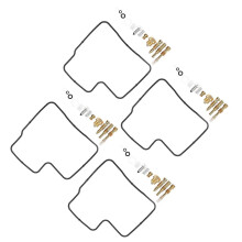 56pcs Motorcycle Carburetor Repair Kit Rubber Metal Replacement for VFR750F RC36 1990?1993