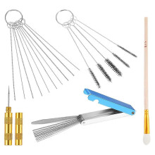 Carburetor Cleaning Kit, Carburetor Jet Cleaning Tool for Motorcycle ATV Moped Welder