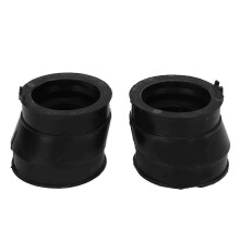 Exquisite 2PCS Intake Carburetor Interface Glue Air Joint Rubber Replacement for Ninja 250R EX250 EX250K8F K8F 20082012