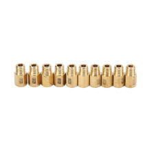 10Pcs/Set Carburetor Main Jet Solid Brass Replacement for Mikuni VM TM TMX Carb 200?290