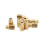 10Pcs/Set Carburetor Main Jet Solid Brass Replacement for Mikuni VM TM TMX Carb 200?290 3