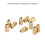 10Pcs/Set Carburetor Main Jet Solid Brass Replacement for Mikuni VM TM TMX Carb 200?290 4