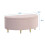 HOMAIRE Pink Velvet Upholstered Storage Bench 2