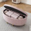 HOMAIRE Pink Velvet Upholstered Storage Bench 4