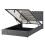 HOMAIRE Grey Velvet Double Bed with Storage 6