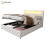 HOMAIRE Upholstered Bed 150x200cm White PU 1