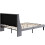 HOMAIRE Grey Velvet 4FT6 Upholstered Bed 4
