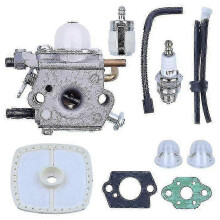 Carburetor Replacement Kit Compatible With Echo Pb-2155 Pb-2100 Blower And Es-2100 Grinder Carburetor + Gaskets + Lines + Ai Filter Hg