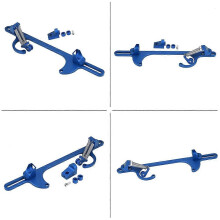 Billet Aluminum Throttle Cable Carburetor Bracket for Holley 4150 & 4160 Series Carburetor Blue A-B