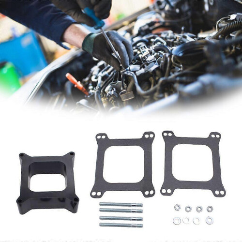 2in Open Phenolic Carburetor Spacer for 4bbl BBC Easy Installation 1