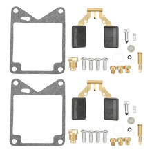 2 Pcs Carburetor Repair Kit with Float Motorbike Carb Rebuild Set for Virago XV920 1981‑1983