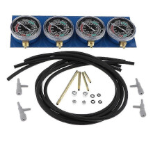 2x 4 Cylinder Motorcycles Carburetor Vacuum Gauge Balancer Synchronizer