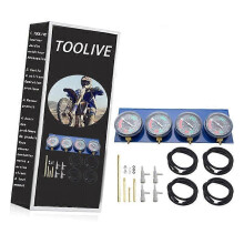 Carburetor Vacuum Gauge Kit Motorcycle Accessory with Hose, Motorcycle Vacuum Gauge Balancer, Carbur 2024 Linzero SZRH