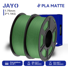 JAYO 3D-Drucker-Filament, 2er-Set, 1,75 mm, PLA Matte Dual Color, für FDM-Drucker