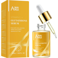 ANAiRUi Glutathione Serum with Vitamin C and Niacinamide, Glutathione Skin Brightening Face Serum for Skin 30 ml