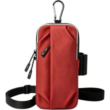 Unisex Nylon Sports Crossbody Armband with Zipper Phone Holder Fits Up to 6.8 Inch Phones for Running Cycling Fitness Hiking