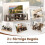 Modular TV Stand with L-Shaped Shelves for 60" TVs 4