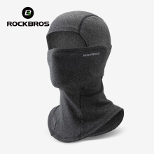 ROCKBROS Masque de Cyclisme d'Hiver, Polaire Thermique Coupe-Vent pour Ski et PĂŞche