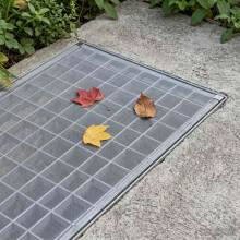 vidaXL Lichtschachtabdeckung mit Clips 5 stk. 70 x 190 cm Fiberglas