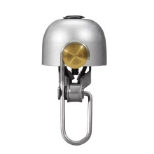 ROCKBROS Sonnette de vélo classique, en acier inoxydable, son net, accessoire de sécurité pour guidon