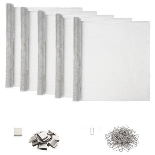 VidaXL vidaXL Lichtschachtabdeckung mit Clips 5 stk. 70 x 190 cm Aluminium 1