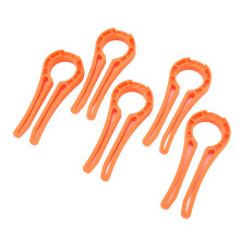 5er Set Herdknopf Kindersicherung Orange